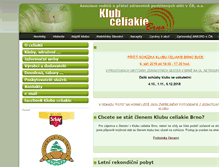 Tablet Screenshot of klubceliakie.cz